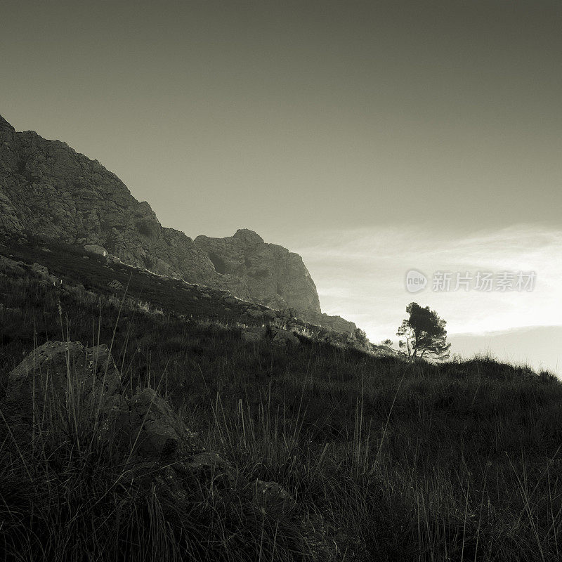 马略卡岛上的 Serra de Tramuntana